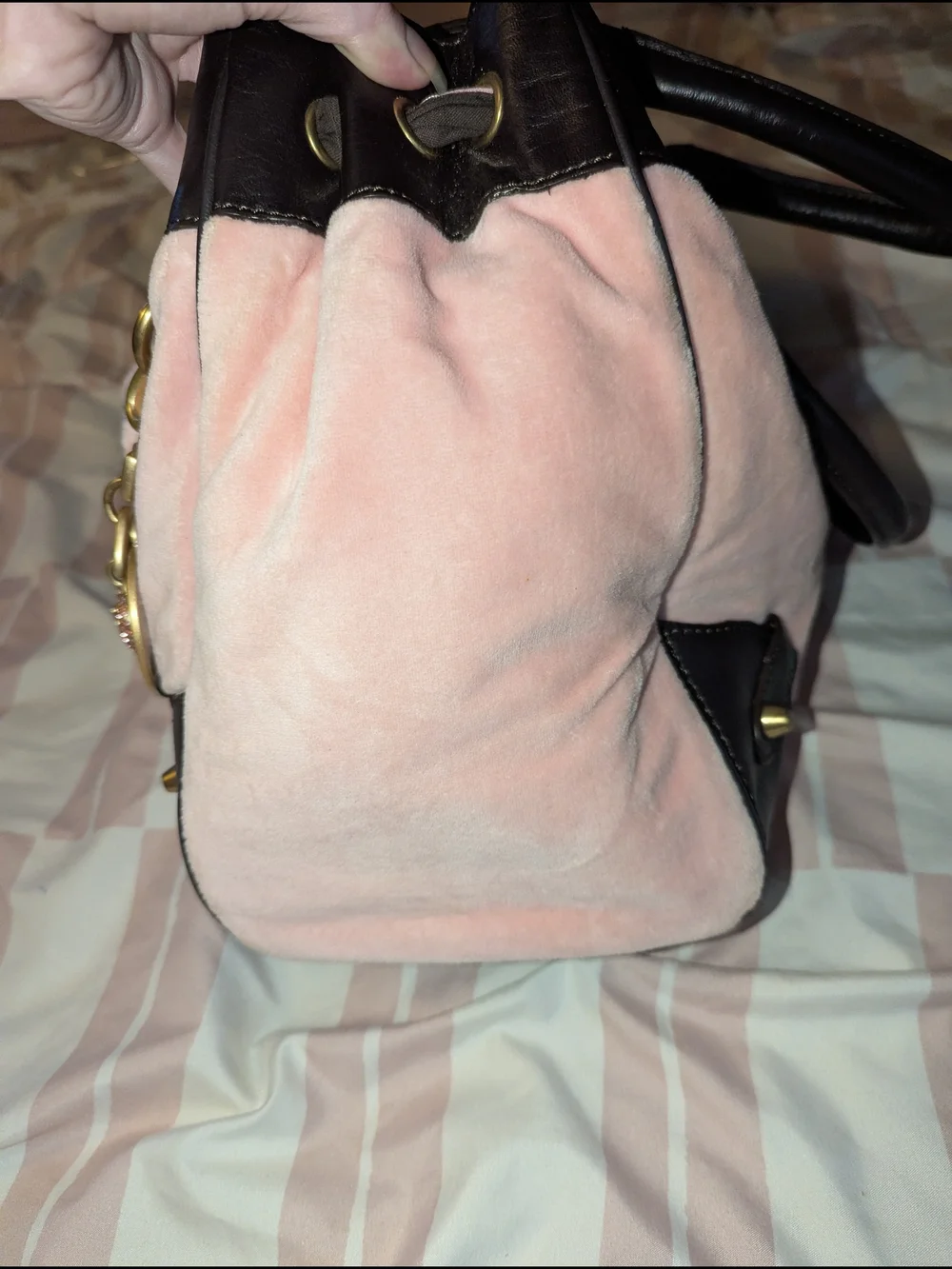 Vintage Juicy Couture Daydreamer With Matching Coin Purse/Keychain Bag charm